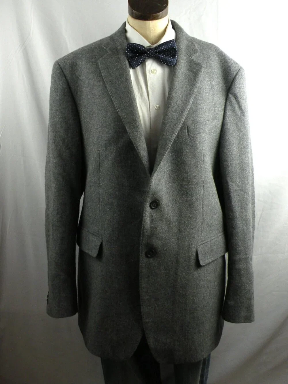 Banana Republic Mens Grey 100% Wool Modern Fit Blazer Sport Coat 44R